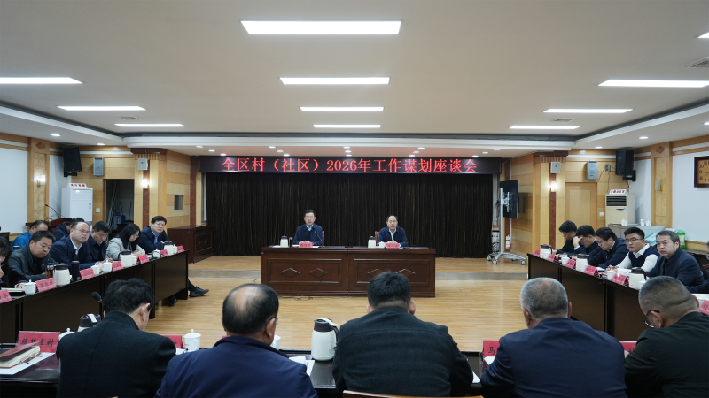 博山區(qū)村（社區(qū)）2026年工作謀劃座談會(huì)召開